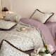 Class a Floral Pure Cotton Four-Piece Set, Light Luxury, High-End Feel, Premium Duvet Cover, Bed Sheet, All-Cotton Fitted Sheet, French Vintage Style Bed