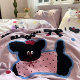 Cartoon Style Bedding Four-Piece Set Washed Cotton 2026 New Style Bed Sheet Duvet Cover Student Dormitory Three-Piece Set