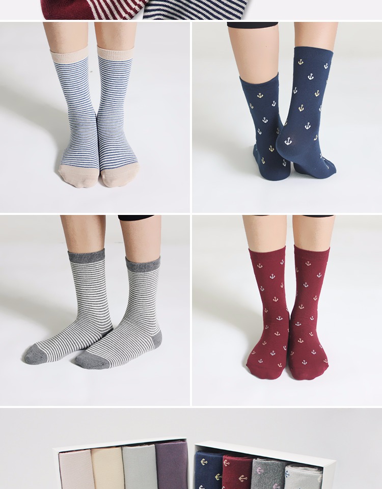 Mùa thu và mùa đông vớ nữ ống cao ống Nhật Bản gió đại học dễ thương cotton vớ cotton nữ vớ Hàn Quốc phiên bản Hàn Quốc - Bít tất nữ vớ da