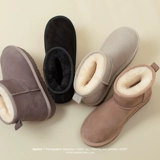 Утепленные нескользящие удерживающие тепло сапоги на платформе, размер