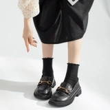 Летние лоферы, универсальная обувь в английском стиле на платформе, туфли для кожаной обуви, в британском стиле, коллекция 2023