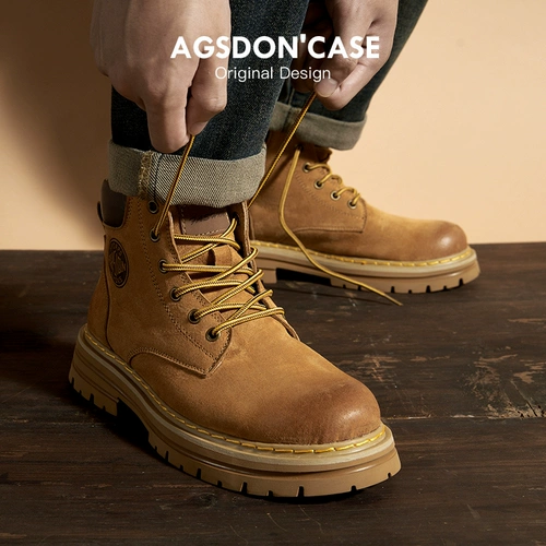 Martens, зимние нескользящие высокие сапоги на платформе, ботинки