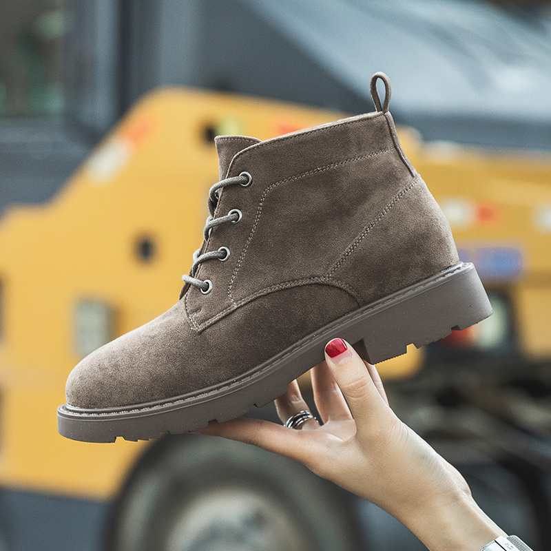 Inner height-increasing Martin boots women's British style boots versatile spring and autumn boots net red 2020 new autumn handsome boots