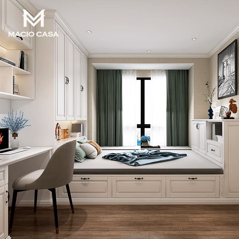Marg tatami bed custom bay window small table storage multifunctional Jane Ou study small bedroom tatami custom made