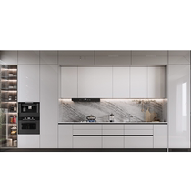 Mag Cupboard Customised Modern Minima Kitchen Home Guide Quartz Stone Countertop High Light Kitchen Cabinet Set