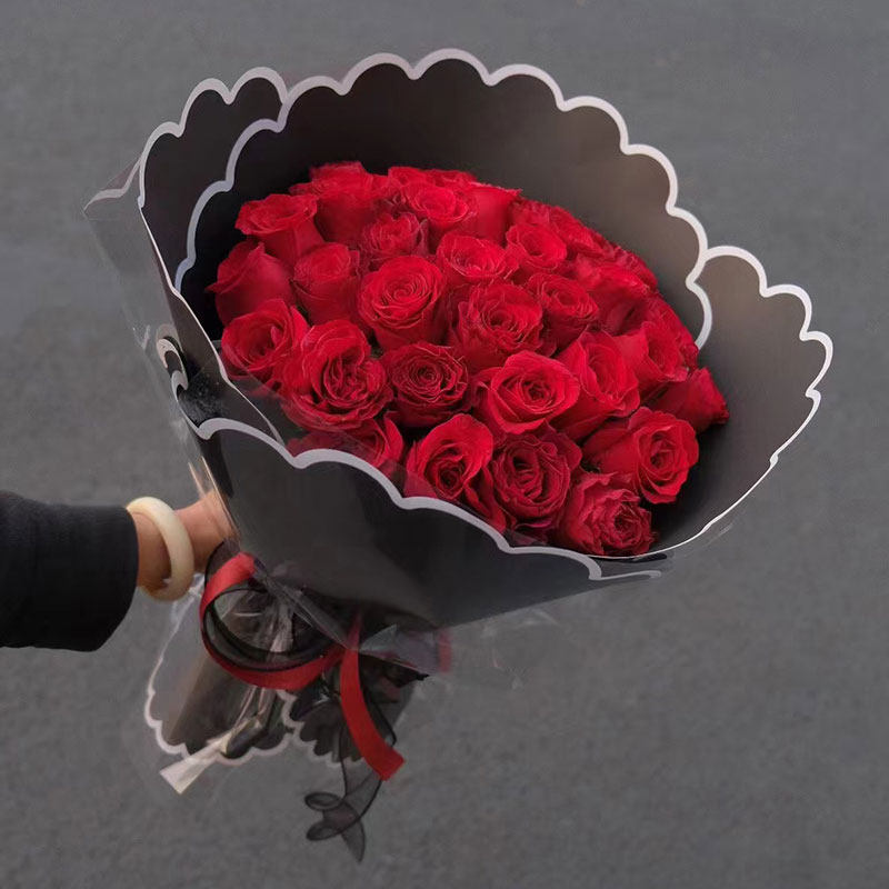 Small Flower Petals Flowers Packaging Kraft Paper Bouquet Clouds Flower Bouquet Paper Round Pure Color Paper Handmade Rose Art Material