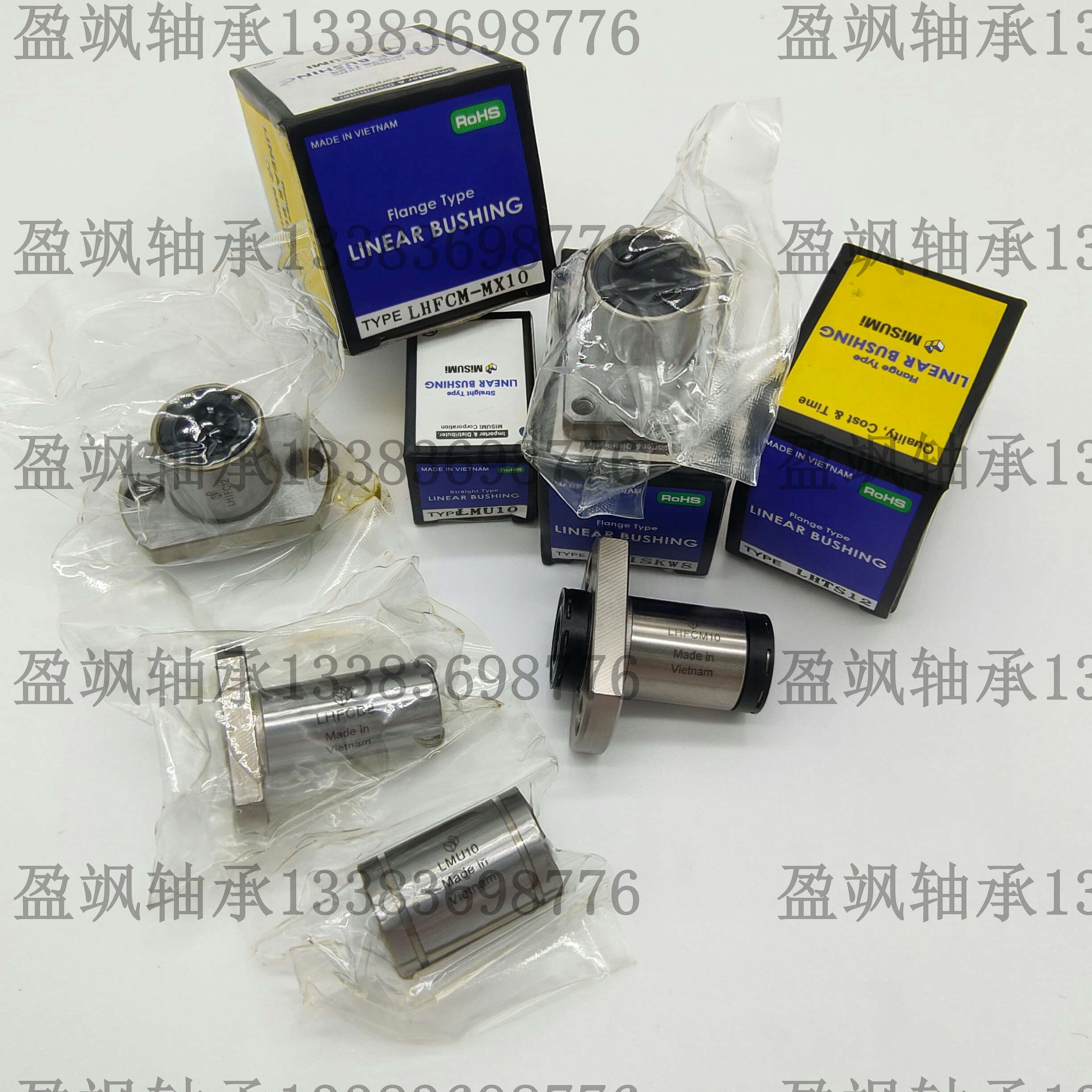 Imported mithrice Straight bearings LHFC 6 8 10 12 12 16 16 20 25 30 30 40 50 60 60