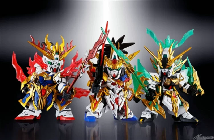 Bandai Gundam Lắp ráp mô hình SD Gundam Tam quốc Chuangjie Chuan Sun Quan dị giáo lên Red heresy - Gundam / Mech Model / Robot / Transformers mô hình gundam rẻ