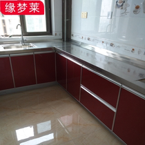 Integrated cabinet kitchen stainless steel 304 countertops custom marble quartz countertops whole house custom furniture