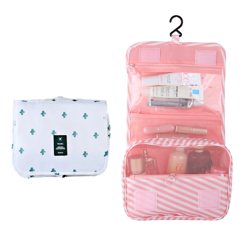 Портативная косметичка для путешествий, вместительная и большая сумка-органайзер, маленькая водонепроницаемая сумка