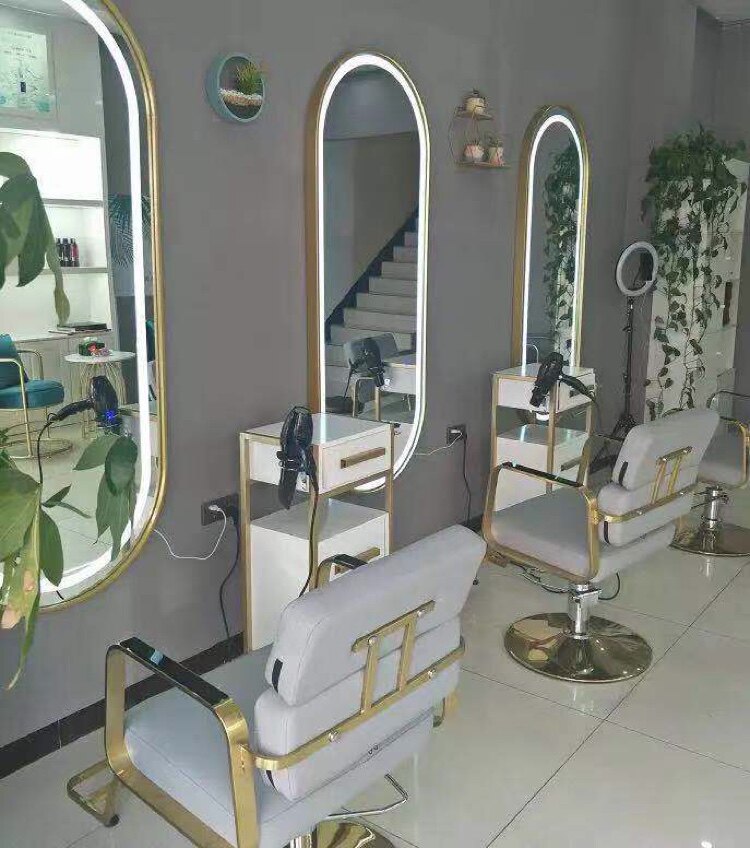 Beauty Hair Lens Bench LED Lamp Mirror Power Switch Touch Switch