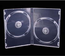 Transparent DVD disc box single and double piece VCD disc box double disc pack DVD rectangular disc box