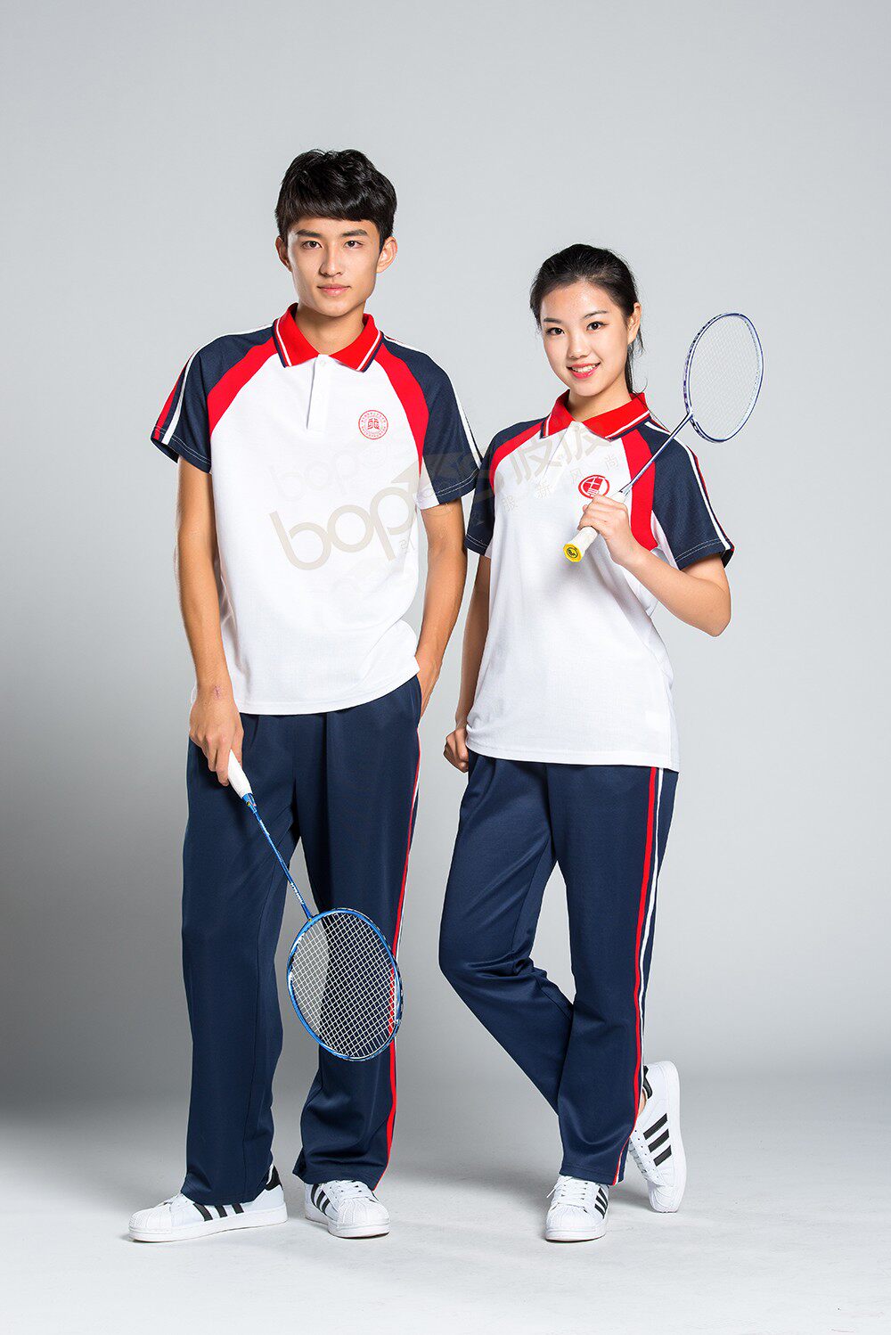bopos brand school uniforms high school summer sportswear @
