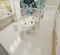 Nordic style milk tea shop table stool table and chair set simple creative fashion tea shop special-shaped table and chair combination customization