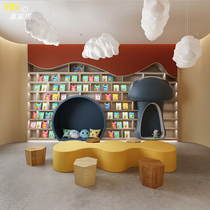 Early education and training institutions table and stool set customized childrens kindergarten Nordic creative learning toy table and chair combination