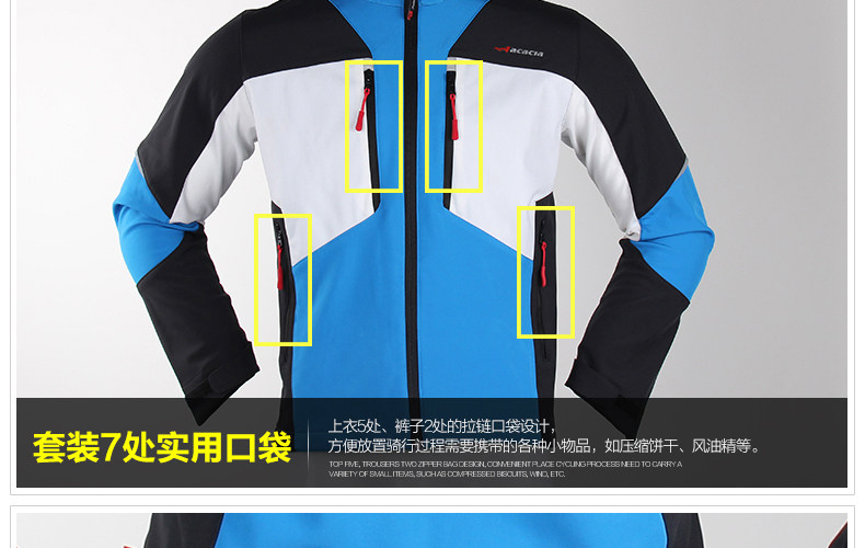 Tenue de cyclisme homme ACACIA - Ref 2213638 Image 75