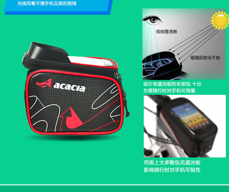 Sacoche pour vélo mixte ACACIA - Ref 2212454 Image 17