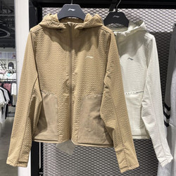 Li Ning의 새로운 Winter Windbreaker Women 's Running Training Series Sports Fitness 캐주얼 따뜻한 후드 재킷 AFDT626