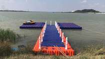 Pontoon Floating Pier Scenic Area Water Floating Platform Yacht Pier Fishing Platform Water Plastic Platform