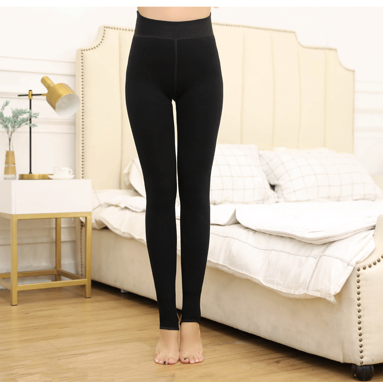 Mới chân mùa đông linh dương cashmere vớ cộng với nhung dày ấm xà cạp 500 g chân bước một quần lót SK9867 quần tất nữ hàn quốc