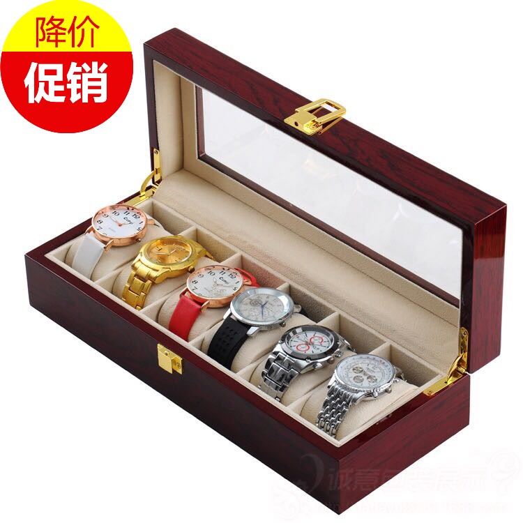 Piano paint watch displays box 12 upscale 6 with lock 10 watch container box Fashion gift box special