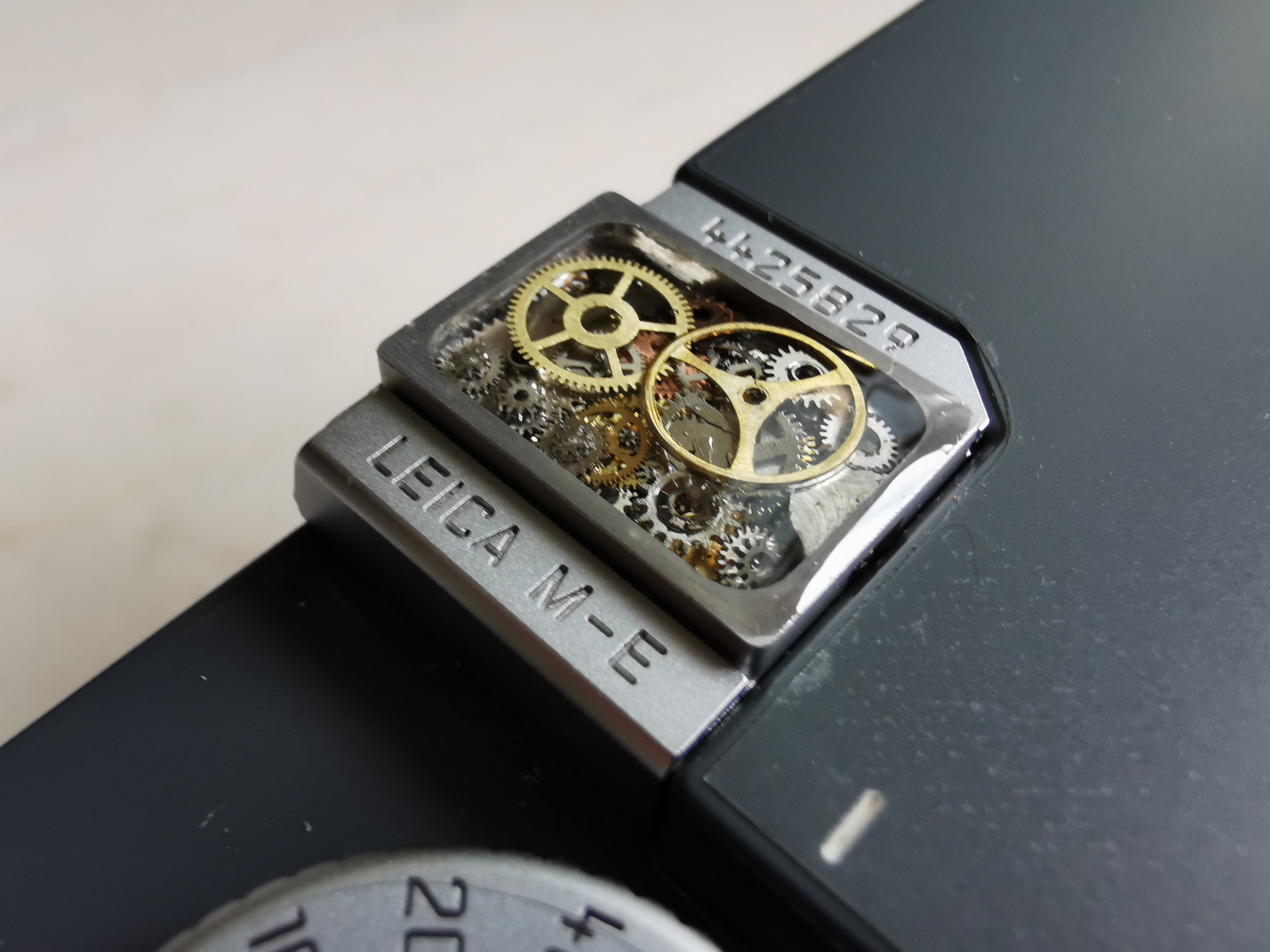 Creative personality custom punk gears for Leica Fuji Brent Hassony Canon Nikon hot boot lids