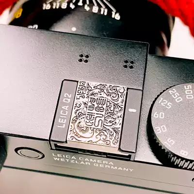 Customized titanium Tang grass for Lleica Panasonic Fuji Binde Hassa Canon Sony hot shoe protective cover