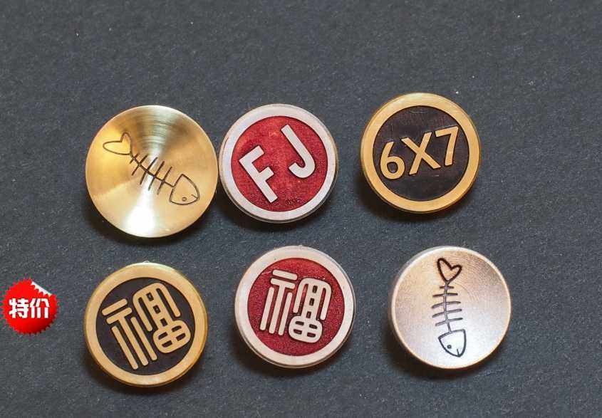 New Tea Tea Custom Personality Applies to Fuji x100xt20 Leica Microsingle Eye Camera Metal shutter Button stickup