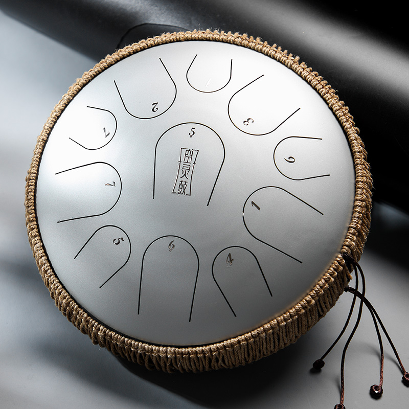 Rube titanium alloy steel emptyling drum 12 13 inch 11 15 Sound color hollow drum Forgotten Steel Tongue Drum Beginners Percussion Instruments