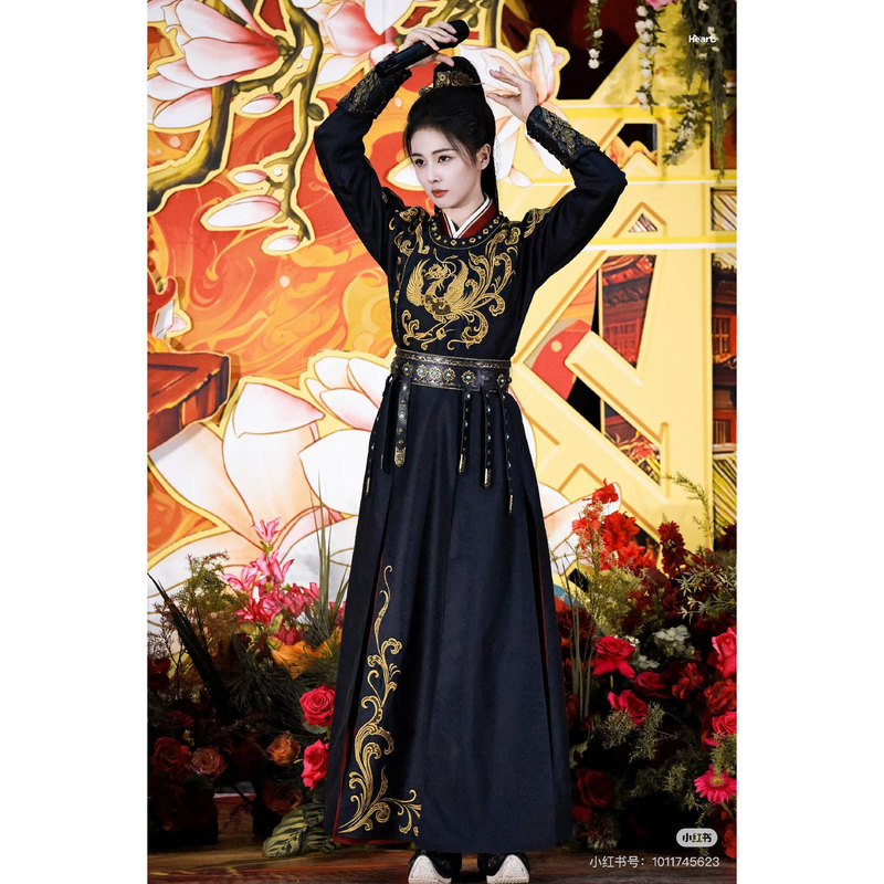 White Deer Li Peiyi Tang Dynasty Strange Case Costume from the Same Film and Television Series, Female Martial Arts Performance Outfit, Tang Dynasty Style Hanfu for Women