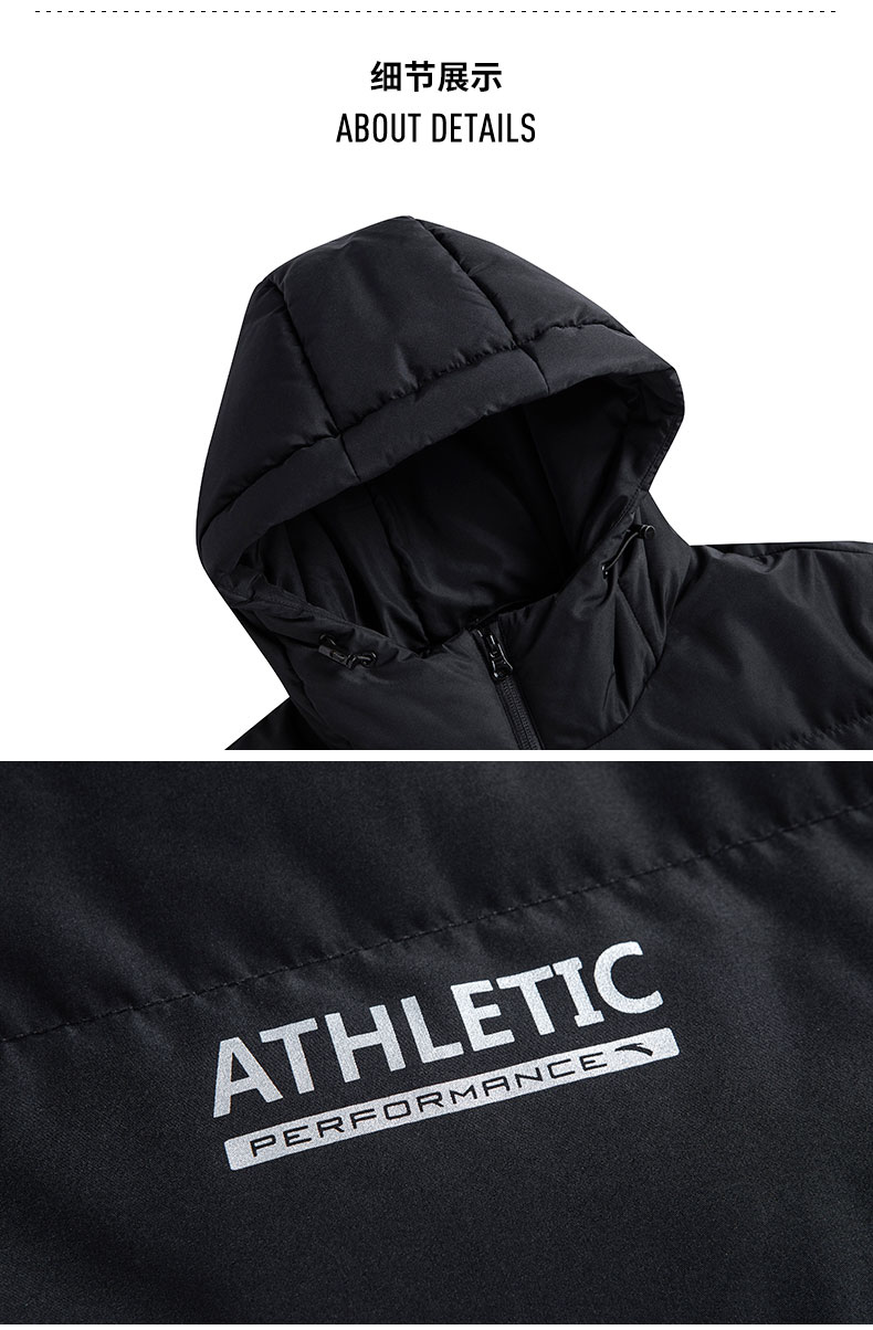 Anta down jacket nam 2018 mới mùa đông ngắn đoạn ấm nước chống thấm dày thể thao xuống áo khoác nam —