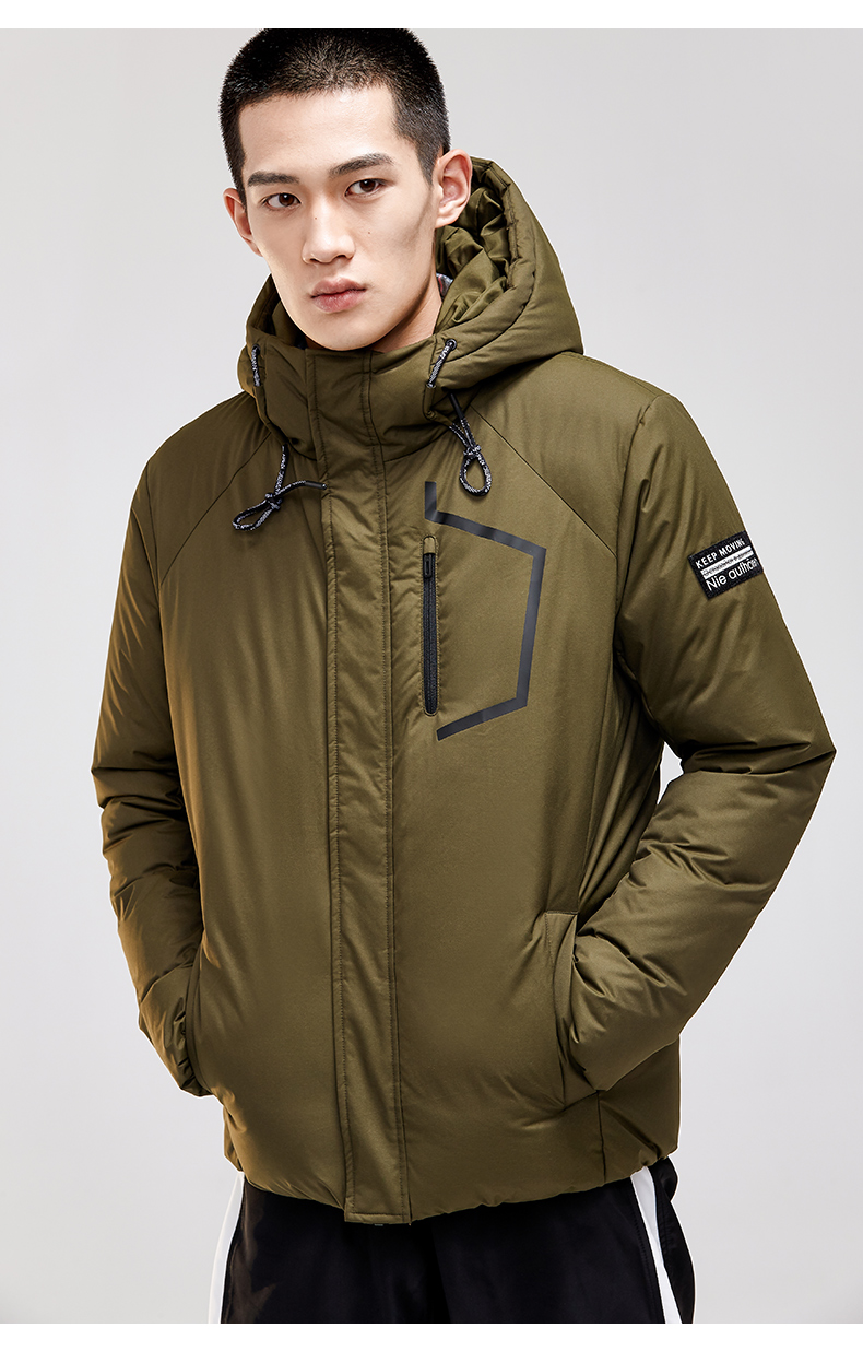 Anta sports down jacket nam mùa đông 2018 mới dày ấm áp thể thao cotton nam áo khoác ngắn —