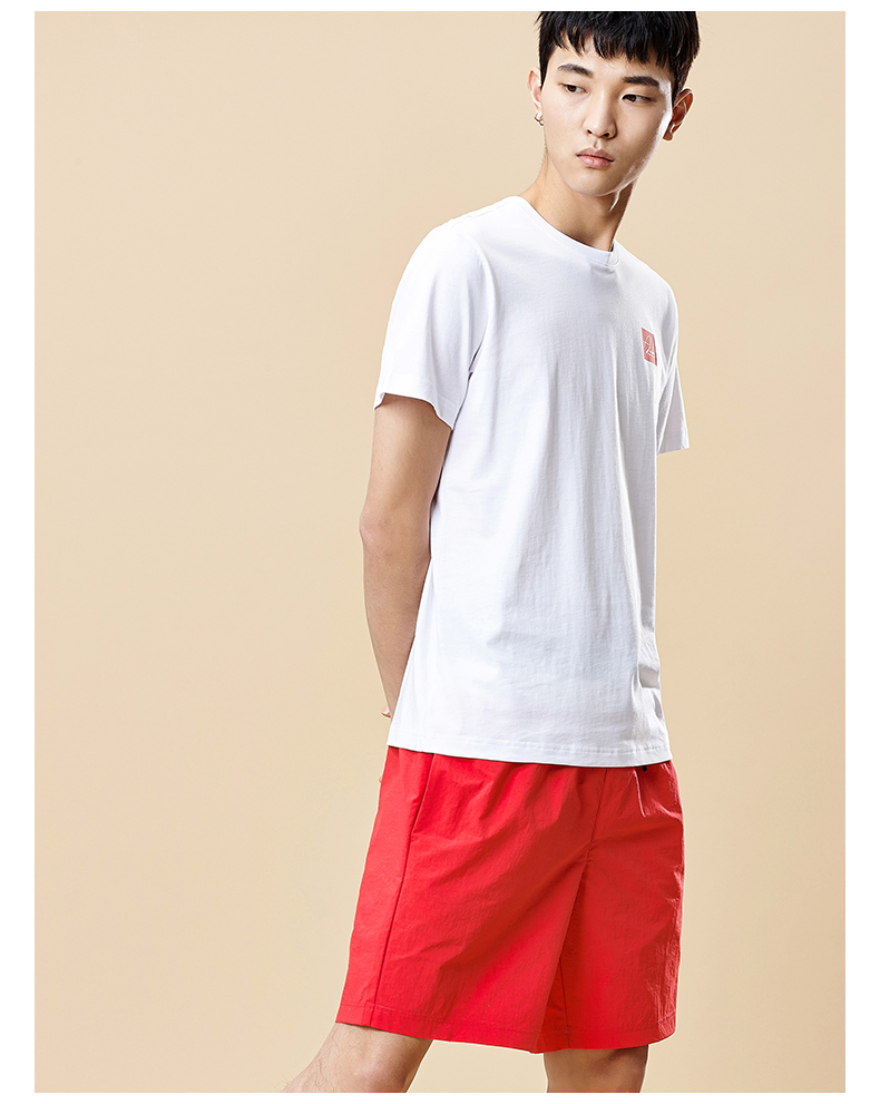Trang phục thể thao Anta nam 2019 trang phục thể thao mùa hè mới chính thức cho nam mùa hè quần ngắn tay crop top hai mảnh - Thể thao sau bộ quần áo thể thao nữ