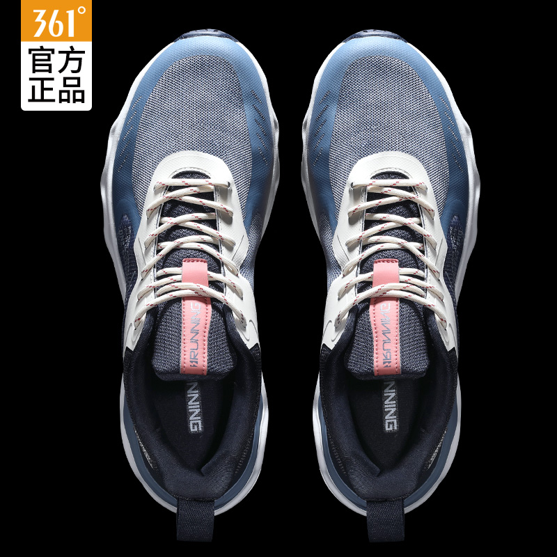 361 Men Shoes Sneakers Spring 2022 New Daddy Shoes 361 Degrees Summer Breathable Net Face Casual Running Shoes