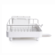  W1962 Korea imported naturnic multi-function double-layer dishes drain rack tableware storage rack