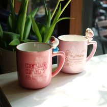W1962 exported to Japan three-dimensional ceramic cute Hello Kitty Melody Cup coffee cup tea cup