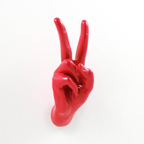 W1962 British imported LERMONT HUPTON creative model victory gesture coat adhesive hook hanging