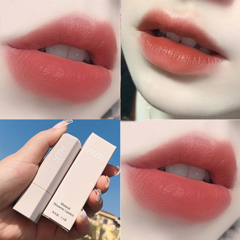 Milk tea-colored lipstick niche brand autumn and winter suitable for plain-painted yellow skin whitening and light makeup natural and affordable student girls