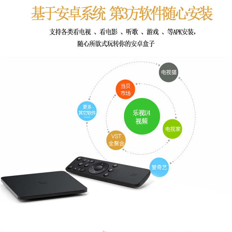 cục phát wifi xiaomi LeTV box U4 mạng set-top box Android wifi HD box player Letv / nhạc cũng MỚI C1S bộ phát wifi giá rẻ