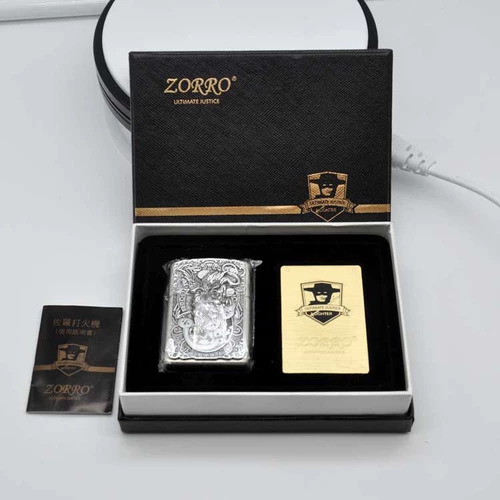 Zorro Pure Brass Shell Kerosene Liner древний серебряный накол антикварный цельный рельеф Pixiu