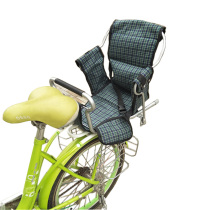 Bicycle electric car rear child seat safety cloth seat seat belt child baby high-end chair frame