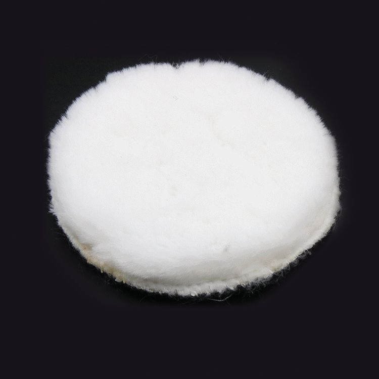 Wool polishing ball white wool ball car polishing wheel self-adhesive 100 125mm pure wool ball