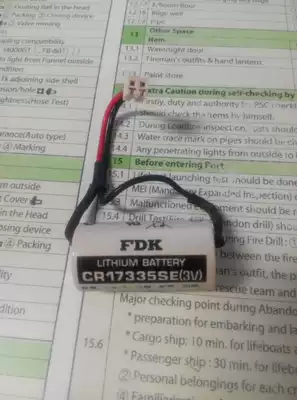 Original imported FDK CR17335SE(2 3A 3V 1800mah) AB 1756-BA1 PLC lithium battery