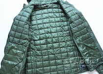 ou mei dan men autumn and winter light warm compressed coat quilted jacket middle-aged hooded padded L