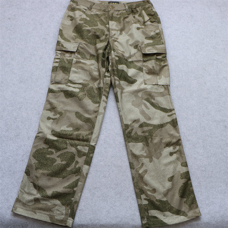 Foreign trade Original single Men's outdoor grinding fan Lottery multi-pocket work Pants Casual large size Loose Straight Drum Long Pants Training Pants