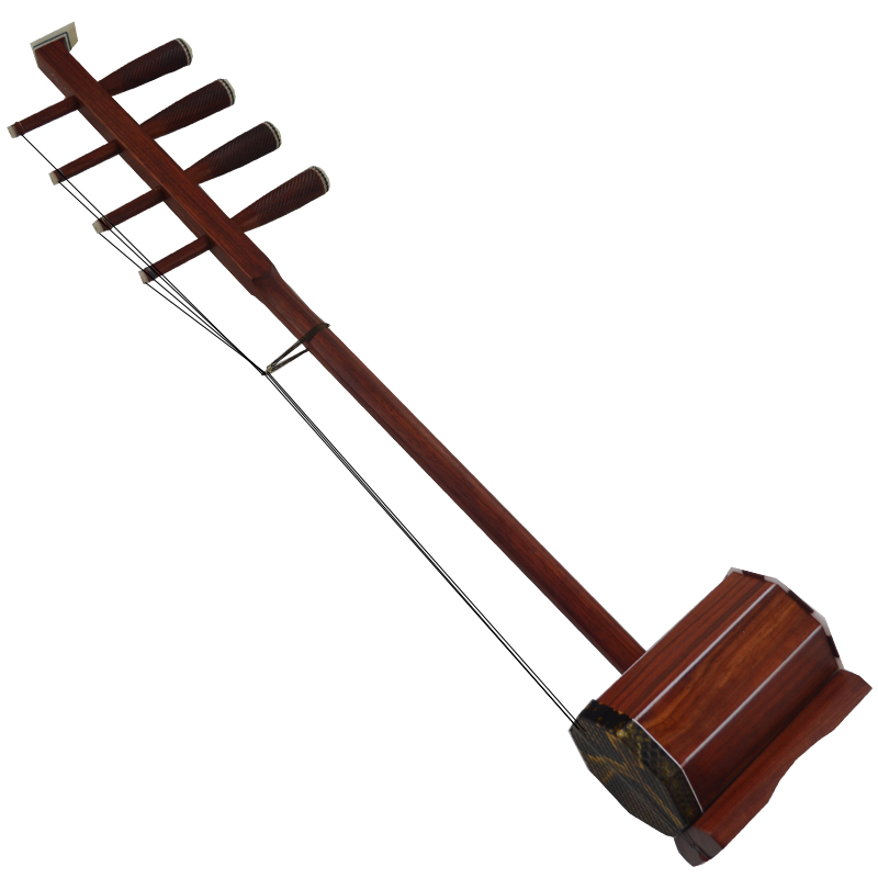 Sihu Redwood Four Hu Mông Cổ Mahogany Treble Alto Four Hu Nhạc cụ quốc gia Mahogany Sihu với Box Bow - Nhạc cụ dân tộc đàn cổ cầm giá rẻ