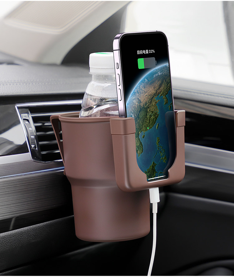 【Premium Selection】Cross-Border Car Cup Holder, Car Air Conditioning Vent Phone Holder, Tea Cup Stand, Car Cup Holder