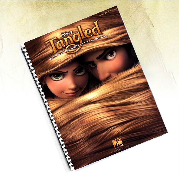 Anime Tangled Rapunzel piano score