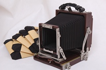 KNIGHT HORSEMAN WOODMAN 45 camera LEATHER cavity WOOD machine leather cavity