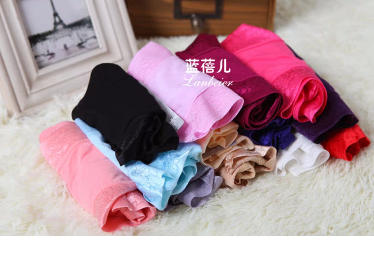 4 包邮 小 天 儿 8833 Eo bằng sợi tre không có dấu vết nhỏ phẳng kiểu tam giác lady quần lót su đúc